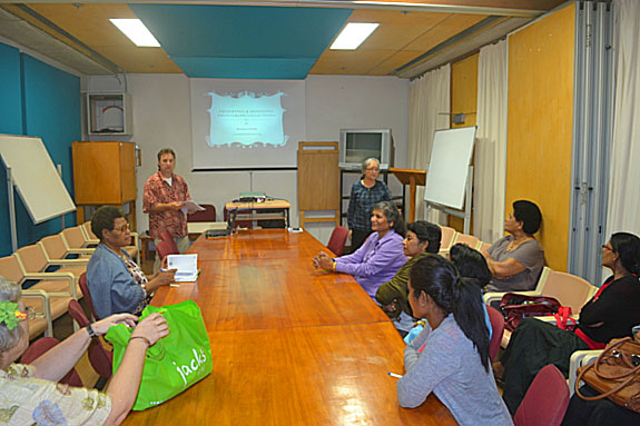 The presentation for the Fiji Library Association.