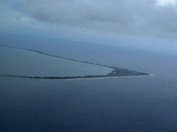 Tuvalu from the air